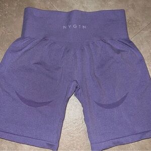 Nvgtn lilac contour shorts